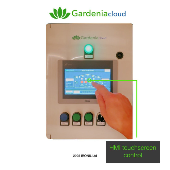 GardeniaCloud profesionālā siltumnīcas automatizācijas sistēma