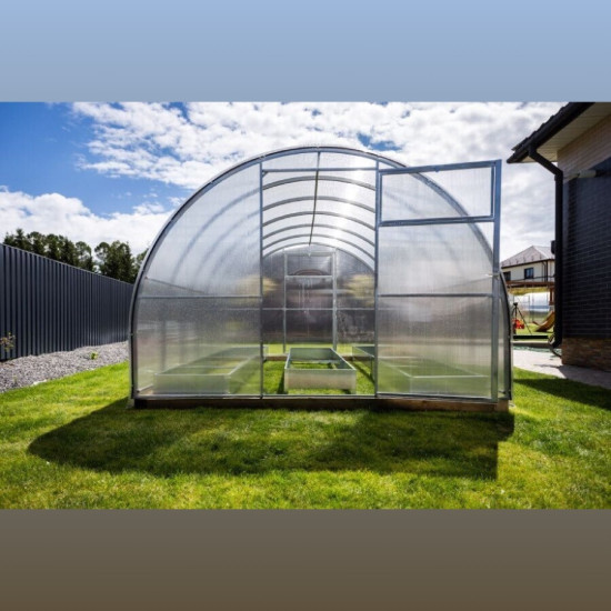 SILTUMNĪCA TITANS 3x4m( metāls 1mm)  ar polikarbonātu 4mm