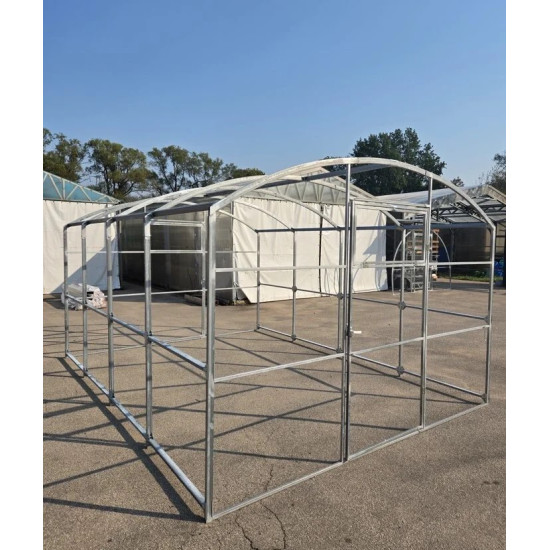 FLORISTA/TAISNSIENU arkveida polikarbonāta siltumnīca  3x4m ar polikarb. 4mm