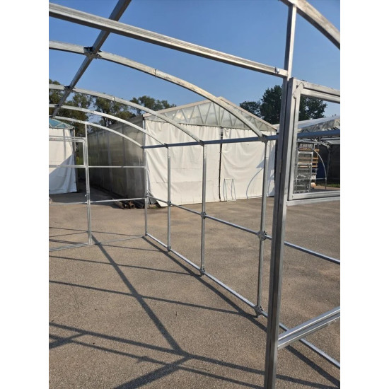 FLORISTA/TAISNSIENU arkveida polikarbonāta siltumnīca  3x4m ar polikarb. 4mm