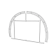 MAXI SILTUMNĪCA 4.1 X 4m ar polikarbonātu 4mm