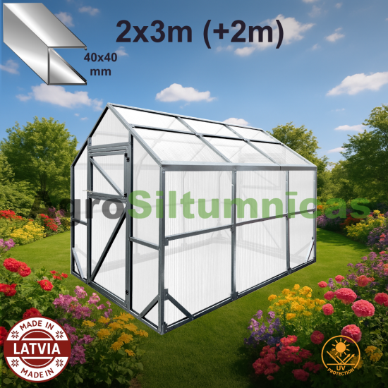 SMART SILTUMNĪCA 2x3m polikarbonāts 4mm