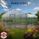 VICTORIA DELUXE 4x4m siltumnīca, polikarb 4mm.